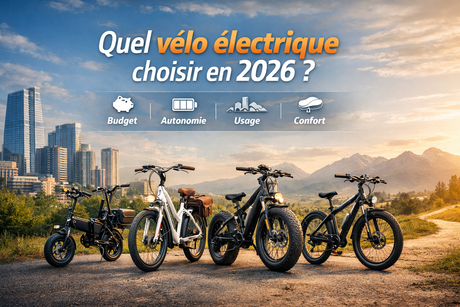 Quel vélo électrique choisir en 2026 ? Le guide complet pour trouver le bon modèle