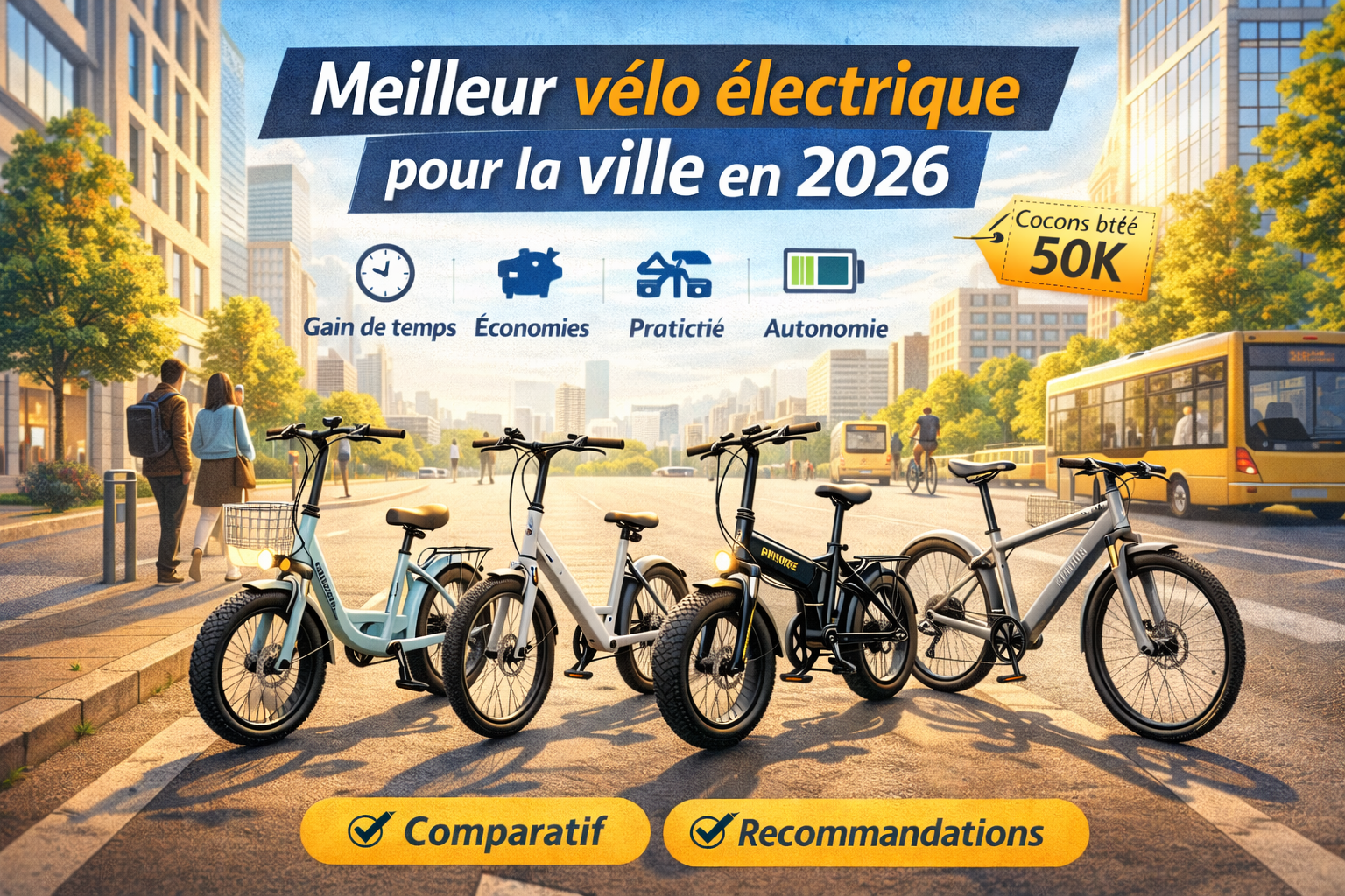 Les meilleurs vélos pour rouler en ville