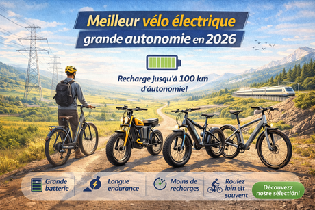 Les meilleurs vélos grande autonomie