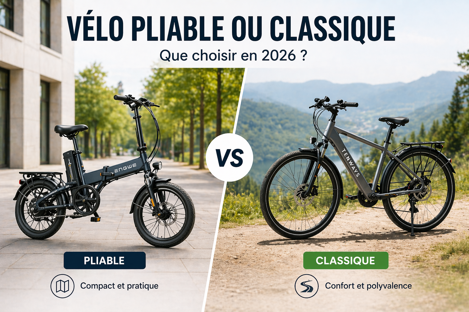 Vélo pliable ou classique : que choisir ?