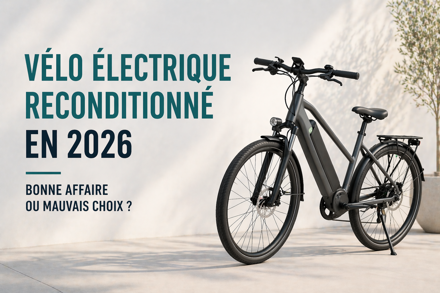 Faut-il acheter un vélo électrique reconditionné en 2026 ?