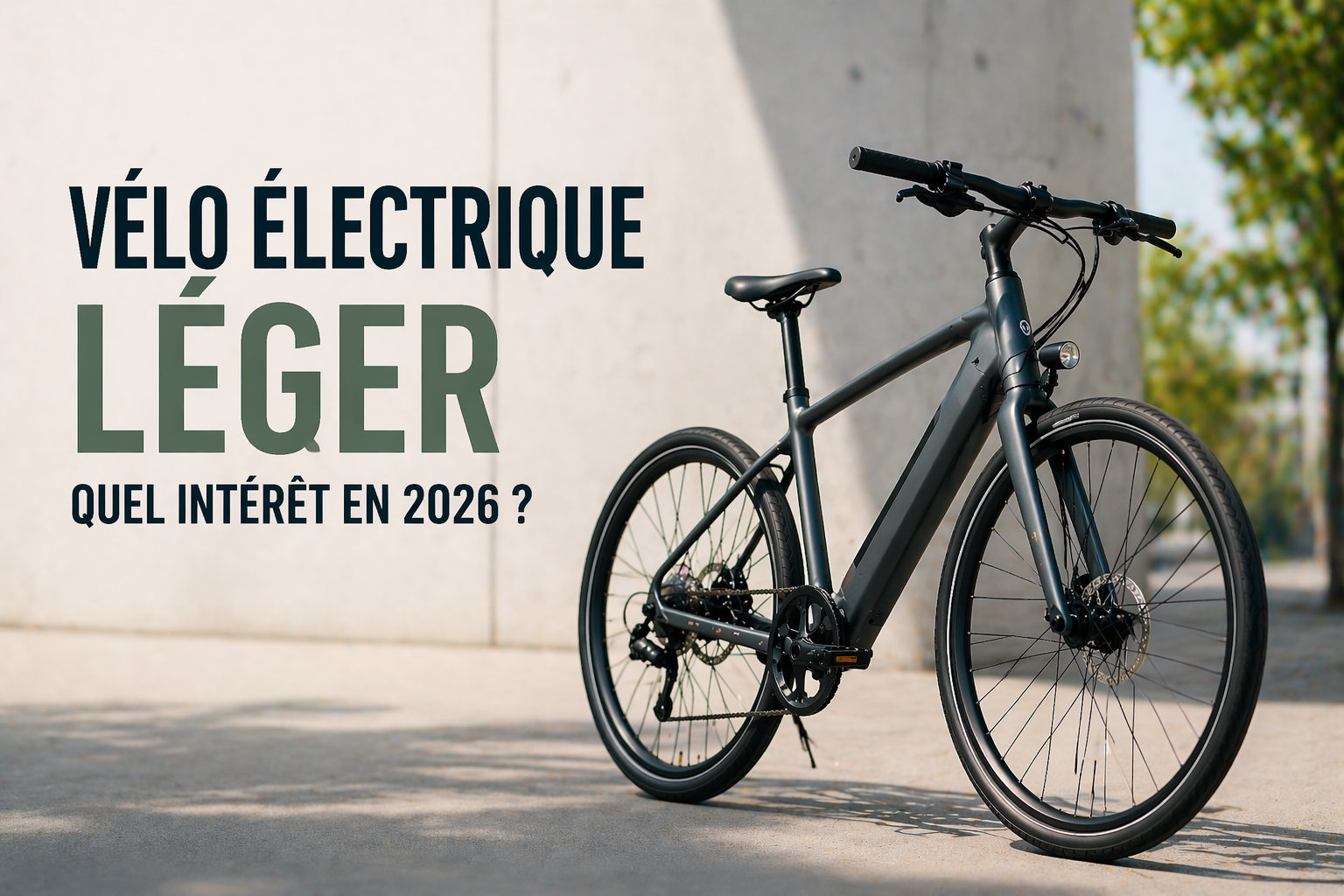 Quel vélo électrique léger choisir en 2026 ?